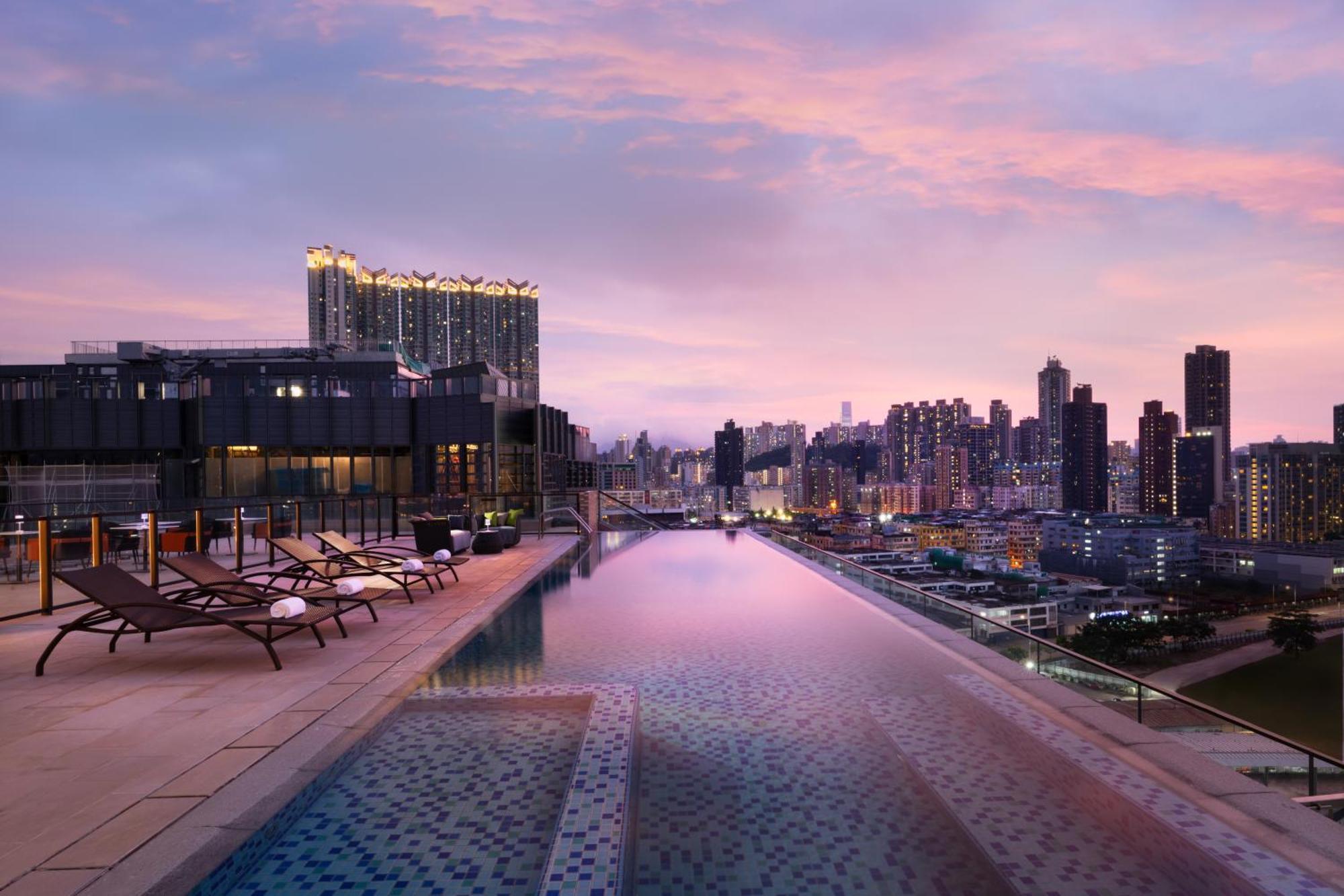 Dorsett Kai Tak Hotell Hongkong Exteriör bild